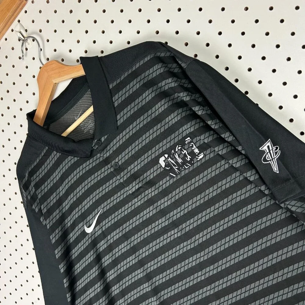 Nike 1 Cent‎ Memphis Tigers Polo 3XL Black Striped 901 Basketball Penny Hardaway